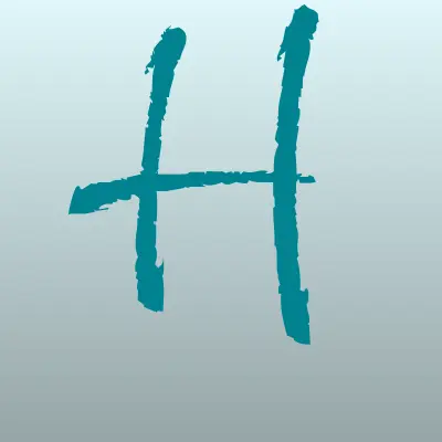 H2O, салон душевых кабин и сантехники, лого-визитка